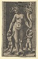 Venus attended by cupids, Marcantonio Raimondi Italian, Engraving