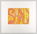 Would; Could; Should, Suzanne McClelland (American, born Jacksonville, Florida, 1959), Color etching and woodcut