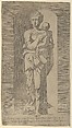 Virgin and Child in a Niche, Geoffroy Dumoûtier  French, Etching