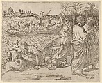 The Miraculous Draught of Fishes, Anonymous, French, School of Fontainebleau, 16th century French, Etching