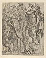 Emperor addressing his Soldiers, Antonio Fantuzzi Italian, Etching