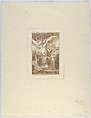 Allegory on the Death of George Washington, Jacques Kuyper (Dutch, Amsterdam 1761–1808 Amsterdam), Pen and brown ink, brush and brown wash; framing lines in pen and brown ink, by the artist