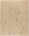 Portrait of Madame Paul Meurice, née Palmyre Granger, Jean Auguste Dominique Ingres  French, Graphite on wove paper
