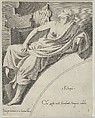 Clio, from "The Muses and the Three Goddesses", Anonymous, French-Italian, 17th century  French Italian, Engraving