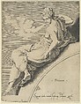 Polyhymnia, from "The Muses and the Three Great Goddesses", Anonymous, Italian, 16th century Italian, Engraving