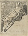 Juno, from "The Muses and the Three Great Goddesses", Anonymous, Italian, 16th century Italian, Engraving