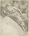 Clio, from "Twelve Muses and Goddesses", Léon Davent  French, Etching