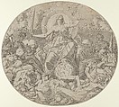 Justice, frontispiece from the "Seven Deadly Sins", Léon Davent  French, Etching