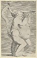 Silenus, as a Vase, Satyr Handle, Léon Davent  French, Etching