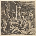 The Garden of Pomona, Léon Davent  French, Engraving; first state