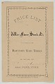 Price List of Wire Flower Stands, Etc., Hartford Wire Works (Hartford, Connecticut), Illustrations: photomechanical process