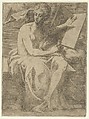A Sibyl, Antonio Fantuzzi  Italian, Etching and engraving