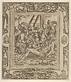 The Lamentation over Christ, Jean Mignon French, Etching