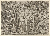 The Judgment of Paris, Jean Mignon French, Etching