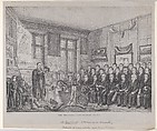The Geological Lecture Room, Oxford: Dr. William Buckland Lecturing on February 15, 1823, Nathaniel Whittock  British, Lithograph