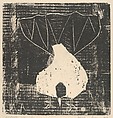 Fantail Pigeon, Milton Avery American, Woodcut