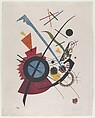 Violett, Vasily Kandinsky French, born Russia, Lithograph in red, yellow, blue and black