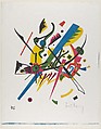 Kleine Welten I (Small Worlds I), Vasily Kandinsky French, born Russia, Lithograph printed in blue, red, yellow and black