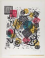 Kleine Welten V (Small Worlds V), Vasily Kandinsky French, born Russia, Woodcut printed in red, blue, yellow, and black