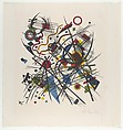 Lithographie fur die Vierte Bauhausmappe, Vasily Kandinsky French, born Russia, Lithograph in yellow, red, blue, black