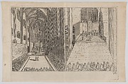 Plate B: Election and Coronation of Emperor Maximilian II, Anonymous, German, 17th century  German, Etching