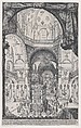 Catafalque of Leopold, Archduke of Austria, Wilhelm Frommer  German, Etching and engraving