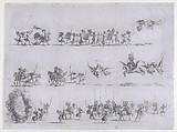 Plate 10 from Pietro Paulo Bissari, Antiopa, Mathäus Küsel German, Etching