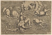 The Fall of Phaeton, Antonio Fantuzzi Italian, Etching