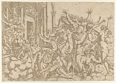 Ignorance Defeated, Antonio Fantuzzi (Italian, active France, 1537–45), Etching