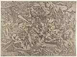 Revenge of Nauplius, Antonio Fantuzzi Italian, Etching