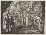 Plate 3: The Marriage of Henry IV and Marie de Medici, from Caspar Barlaeus, "Medicea Hospes", Pieter Nolpe  Dutch, Etching