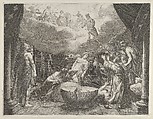 Plate 10: Allegory on the Discord in France, from Caspar Barlaeus, "Medicea Hospes", Pieter Nolpe  Dutch, Etching