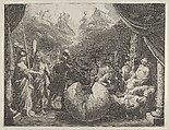 Plate 11: Allegory on the Discord in France, from Caspar Barlaeus, "Medicea Hospes", Pieter Nolpe  Dutch, Etching