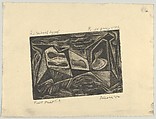 First Print, Dorothy Dehner  American, Etching