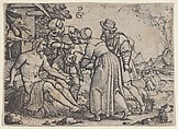 The Persecution of Job, Georg Pencz  German, Engraving