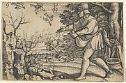 The Parable of the Sower, from "The Story of Christ", Georg Pencz  German, Engraving