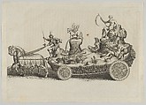 Design for a float, from 'Éloges et discours sur la triomphante réception du Roy en sa ville de Paris ...' by Jean-Baptiste de Machault, Melchior Tavernier  French, Etching