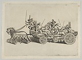 Design for a float, from 'Éloges et discours sur la triomphante réception du Roy en sa ville de Paris ...' by Jean-Baptiste de Machault, Melchior Tavernier  French, Etching