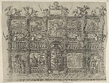 Plate from "La Voye de Laict ou le Chemin des Heros à l'entrée de Louis XIV en la Cité d'Avignon le 16 Novembre 1622", Thomas de Berton  French, Etching