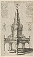 Fireworks celebrating the peace between France and the Empire, January 1698, Anonymous, French, 17th century French, Etching