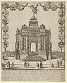 The Temple of Honor of the Glory of Louis le Grand, Anonymous, French, 17th century French, Etching