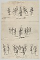 Nations of Africa ballets, Anonymous, Italian, 17th century  Italian, Etching