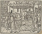 Page from 'La Mer de Histoires', Anonymous, French, 16th century, Woodcut