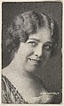 Mae Hotely, from the Black and White Movie Stars series (D1), issued by the E. H. Koester Baking Company, E. H. Koester Baking Company, Baltimore American, Photolithograph