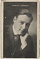 Harold A. Lockwood, from the Black and White Movie Stars series (D1), issued by the E. H. Koester Baking Company, E. H. Koester Baking Company, Baltimore  American, Photolithograph