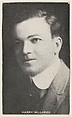 Harry Millarde, from the Black and White Movie Stars series (D1), issued by the E. H. Koester Baking Company, E. H. Koester Baking Company, Baltimore American, Photolithograph