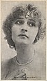 Gertrude McCoy, from the Black and White Movie Stars series (D1), issued by the E. H. Koester Baking Company, E. H. Koester Baking Company, Baltimore  American, Photolithograph