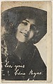 Edna Payne, from the Black and White Movie Stars series (D1), issued by the E. H. Koester Baking Company, E. H. Koester Baking Company, Baltimore American, Photolithograph