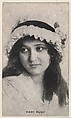 Mary Ruby, from the Black and White Movie Stars series (D1), issued by the E. H. Koester Baking Company, E. H. Koester Baking Company, Baltimore American, Photolithograph