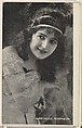 Gertrude Robinson, from the Black and White Movie Stars series (D1), issued by the E. H. Koester Baking Company, E. H. Koester Baking Company, Baltimore  American, Photolithograph